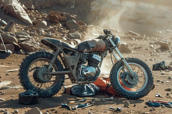 Techniques de survie en cas de panne de moto en zone isolée